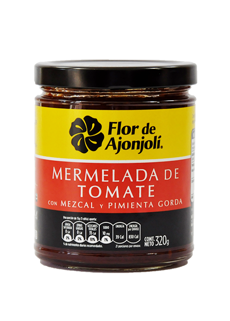 Mermelada de Tomate con Mezcal y Pimienta Gorda
